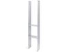 GAH Alberts H-paalhouder 141 mm Staal Zilver