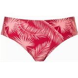 Livera Sw Bo. Brief Mid Palm Leaf Red Plum Red Plum Taille: 40 | Bikinis Outlet | Femme | Magenta