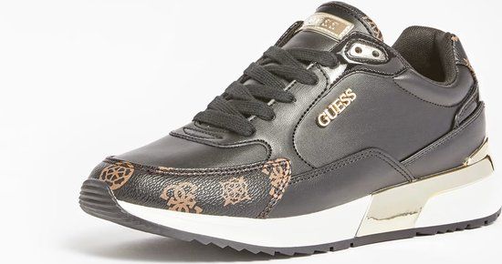 Guess Moxea Lage sneakers - Dames - Zwart - Maat 37