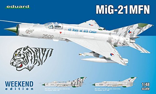 - Eduard plastic kits 84128 - modelbouwset MiG-21 MFN Weekend
