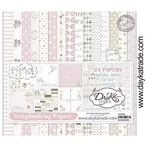 Dayka Trade - Scrapbooking-set meisjes Dayka 30 x 30 cm (SCP-3023).