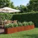 Maison Exclusive - Jardinière surélevée pour jardin, en acier résistant aux intempéries, dimensions : 360 x 40 x 40 cm