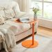 en.casa Table d'appoint Nastätten 50x50x38 cm orange