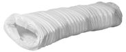 Merkloos Flexibele luchtafvoerslang 110x55mm - 6 meter PVC afvoerslang