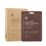 Benton Snail Bee High Content Mask Pack - Set de masques faciaux (10 pièces) avec bave d'escargot