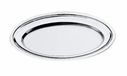 Mepra 60 x 41 cm ovaal serveerbord, zilver