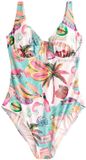 Next - Dames - Soutien-gorge de bain DD+ gainant avec armature - Vert