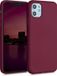 kwmobile telefoonhoesje geschikt voor Apple iPhone 11 - Hoesje voor smartphone - Back cover in rabarber rood