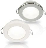 Hella Marine Euroled 75 Lumière LED Blanc Chaud Acier Inoxydable 120 mm 12 V 3 W Transparent 190 Lumens