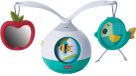 Tiny Love Draagbare mobiel, Mobiel voor wieg en kinderwagen, 5 melodieën, ronddraaiende speeltjes voor visuele stimulatie, verstelbare arm voor reiswieg of campingbed, vanaf 0 maanden, Meadow Days