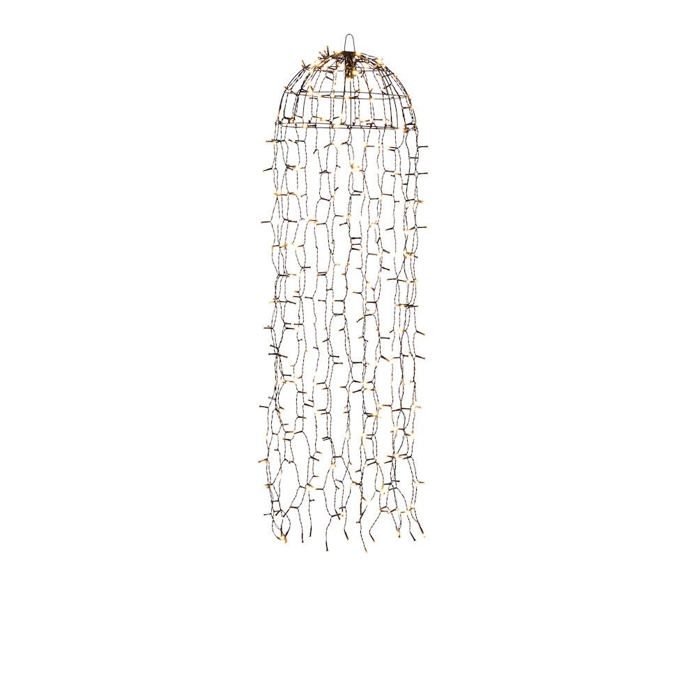 KONSTSMIDE Decoration light set - Lichtgordijn bush 400l warm wit - LED - Zwart