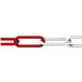 dörner + helmer 128959 Chaîne de blocage Rouge, Blanc Plastique 6 m