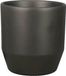 Bela Arte Bloempot - keramiek - mat antraciet - D15.5 x H14.8 cm
