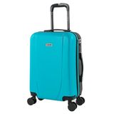Valise ITACA Valise Cabine 55x40x20 Rigide Légère à Roulette 4 Roues Pivotantes avec Com