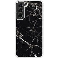 Samsung Galaxy S22 Marbre noir Verstevigd hoesje met sublimatie bedrukking