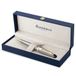 Waterman Expert-balpen | Roestvrij staal met 23-karaats gouden afwerking | Medium punt | Blauwe inkt | Geschenkverpakking