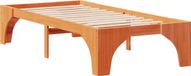 vidaXL Bedframe Massief Grenenhout Bruin 80 x 200 cm