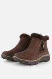 Skechers EASY GOING - COOL ZIP Dames Instappers - Chocolate
