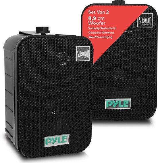 Pyle PDWR30B luidspreker Zwart