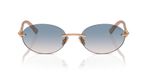Tiffany & Co. Tf 3104d Lunettes de soleil unisexe doré ovales bleu 56mm