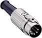Lumberg 0137 08-1 Connecteur DIN, droit Nombre de pôles : 8 Argent 1 pièce(s)