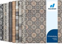 FLOORDIREKT PVC-Vloeren - Lagos 761M - Vinyl Vloeren - Tegeloptiek - Dikte 2,8 mm - 100 x 100 cm
