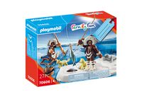 PLAYMOBIL FamilyFun 70606 Gift Set Pêcheur sur glace - Ensemble de figurines - Multicolore - 4+ ans