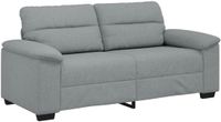 vidaXL 2-zitsbank 180x81x84 cm stof lichtgrijs