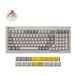 Keychron R5-M1 QMK Wireless Mechanical Keyboard (Grey, US Layout (QWERTY), Super Red, 96%, RGB, Cherry PBT, Hot Swap, 2.4 GHz / Bluetooth 5.3 / USB-C)