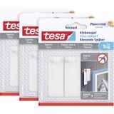 tesa Zelfklevende spijkers voor behang en pleisterwerk, 1 kg, in verpakking van 3 stuks