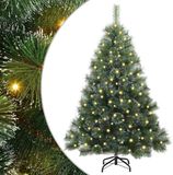 vidaXL Sapin de Noël artificiel avec 150 LED, Vert, 150 cm