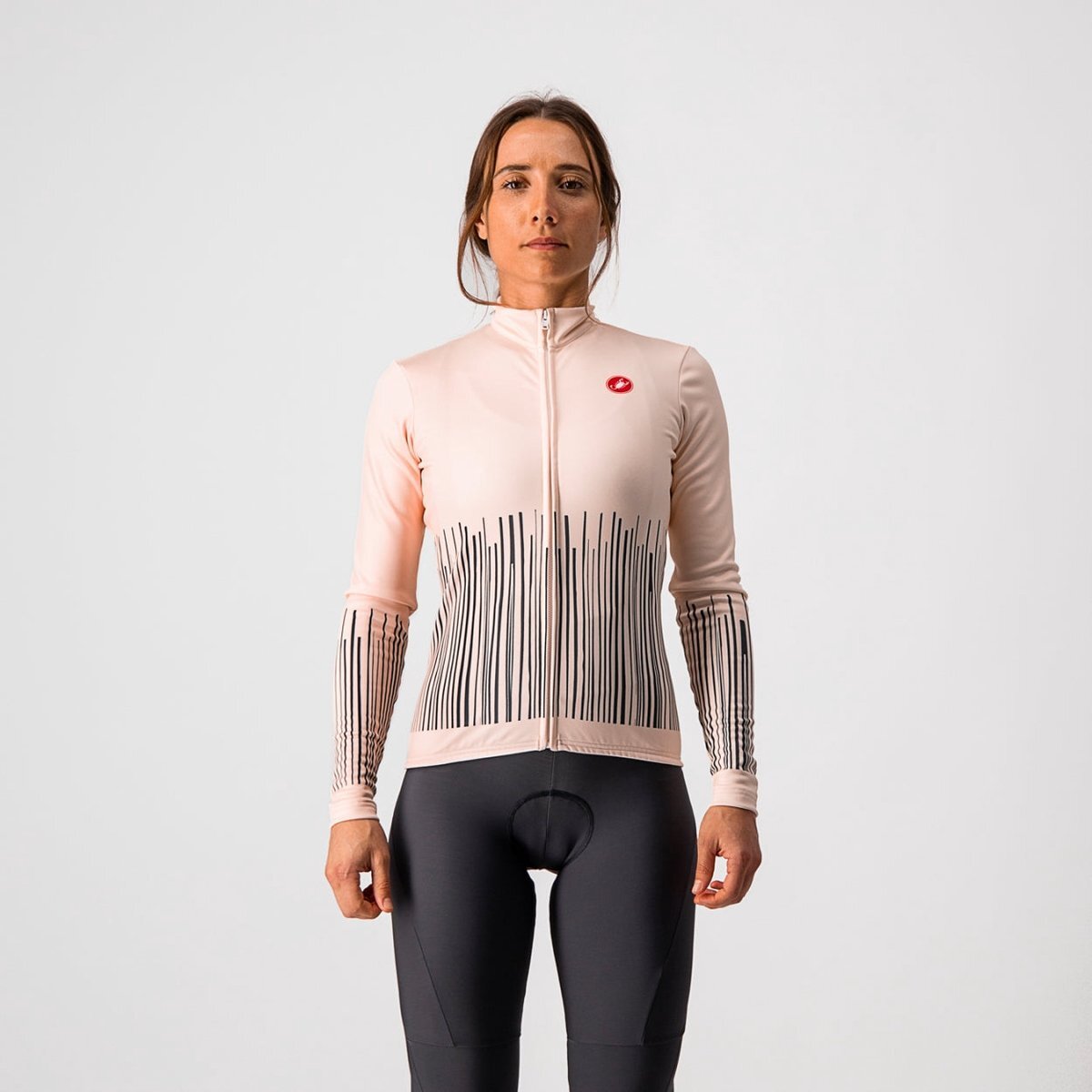 Castelli SORPRESA Fietsshirt Soft Pink/Dark Gray - Vrouwen - maat M