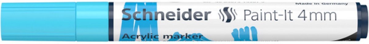 Schneider Acryl Marker Paint-it 320 4mm pastel blauw S-120230