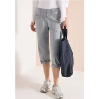 Cecil 3/4 Slim Leg Turn-Up broek Obelisk Grey 34