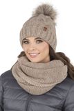 Vivisence Dames Wintermuts En Colsjaal Set - Beige