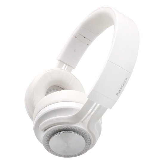 PowerLocus Bluetooth koptelefoon over ear draadloze koptelefoon P3 - Wit wit