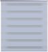 vidaXL Zebra rolgordijn 140,9 x 175 cm stofbreedte 136,7 cm wit