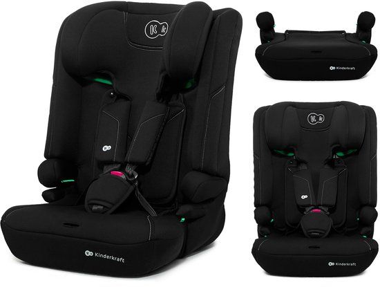 Kindercraft Kinderkraft I-COMFY Autostoel 3-in-1 i-Size – 76-150 cm – Groep 1/2/3 – Zwart