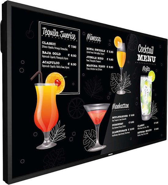 Philips 65BDL3117P - 65" 4K Ultra HD Digital Signage Display - Black