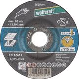 wolfcraft Doorslijpschijf voor metaal, haaks gebogen - 1626099