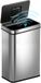 HOMCOM Poubelle à capteur - Acier inoxydable - 60L - Argent