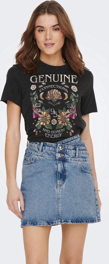 ONLY Lucy T-shirt Women - Size S - Black