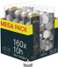 Spaas Theelichten Maxi Wit 10 Branduren - 3 x 40 stuks - Voordeelverpakking