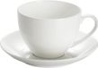 Maxwell & Williams Cashmere Villa Koffie kop en schotel Wit Porselein 280 ml