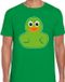 Bellatio Decorations Verkleed T-shirt heren - eend - groen - Carnaval/themafeest XXL