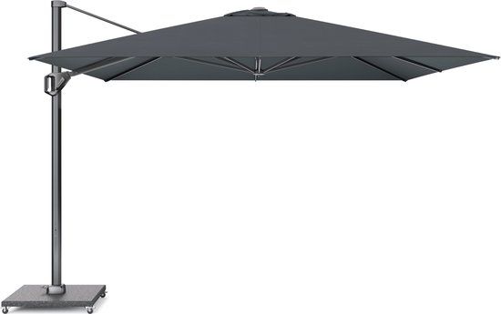 Platinum Sun & Shade Zweefparasol Challenger T² Telescope 350x350cm Faded Black