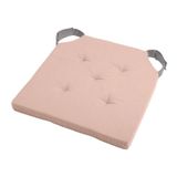 Lovely Casa Duo kiezel, klittenbandsluiting, 38 x 38 x 4 cm, katoen, poeder/muis