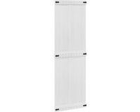 vidaXL Schuifdeur CORONA 70 x 210 cm Massief grenenhout Wit
