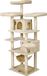 Wiltec Kraboom, beige à motif de pattes, 172 cm