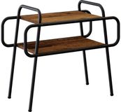 vidaXL Salontafel Oud hout 60 x 30 x 51 cm Bewerkt hout